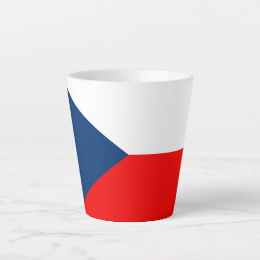 Tschechische Flagge Milchtasse (Vorderseite)