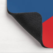 Tschechische Flagge Mousepad (Ecke)