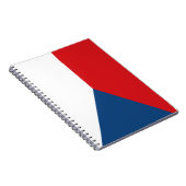 Tschechische Flagge Notizblock (Rechte Seite)