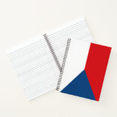 Tschechische Flagge Notizblock (Innenseite)