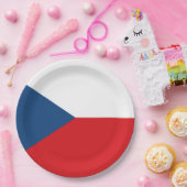 Tschechische Flagge Pappteller (Party)