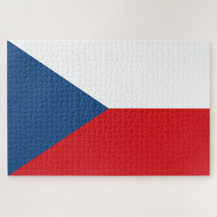 Tschechische Flagge Puzzle