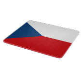 Tschechische Flagge Schneidebrett (Ecke)