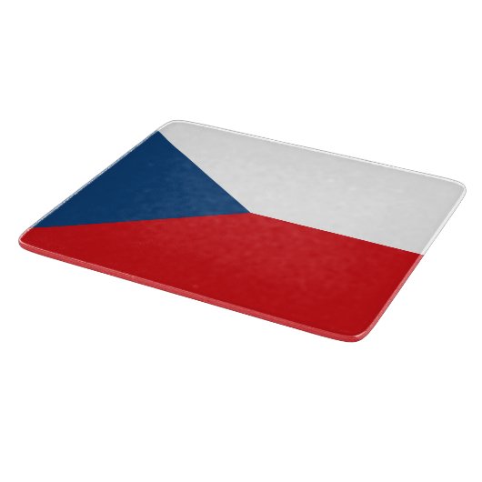 Tschechische Flagge Schneidebrett (Ecke)