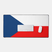 Tschechische Flagge Schreibtischunterlage (Tastatur & Maus)