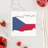 Tschechische Flagge Serviette (Beispiel)