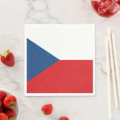 Tschechische Flagge Serviette (Beispiel)