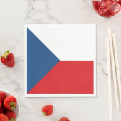 Tschechische Flagge Serviette (Beispiel)