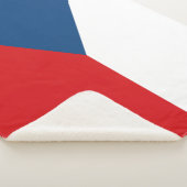 Tschechische Flagge Sherpadecke (3/4)