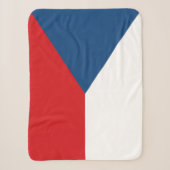 Tschechische Flagge Sherpadecke (Vorderseite)