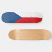 Tschechische Flagge Skateboard (Horizontal)
