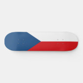 Tschechische Flagge Skateboard (Horizontal)