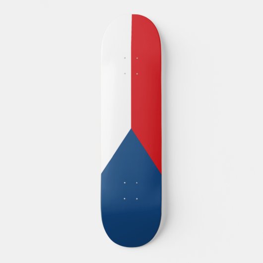 Tschechische Flagge Skateboard (Vorderseite)