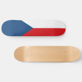 Tschechische Flagge Skateboard (Horizontal)