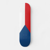 Tschechische Flagge Skateboard (Vorderseite)