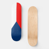 Tschechische Flagge Skateboard (Vorderseite)