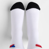 Tschechische Flagge Socken (Oben)