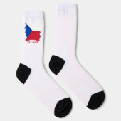 Tschechische Flagge Socken (Rechts)