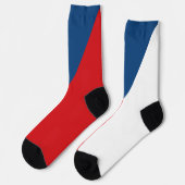 Tschechische Flagge Socken (Linkes Detail)
