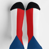 Tschechische Flagge Socken (Oben)