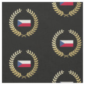 Tschechische Flagge Stoff (Nahaufnahme)