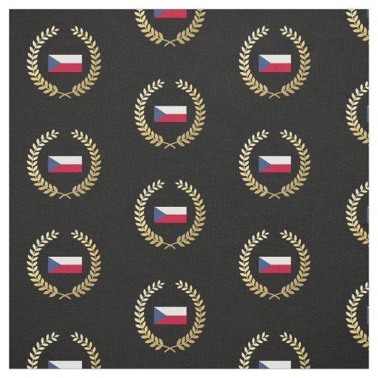 Tschechische Flagge Stoff (Muster)