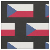 Tschechische Flagge Stoff (Nahaufnahme)