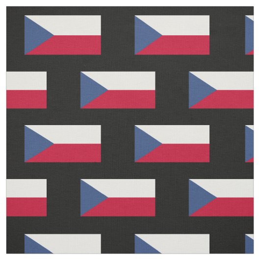 Tschechische Flagge Stoff (Muster)