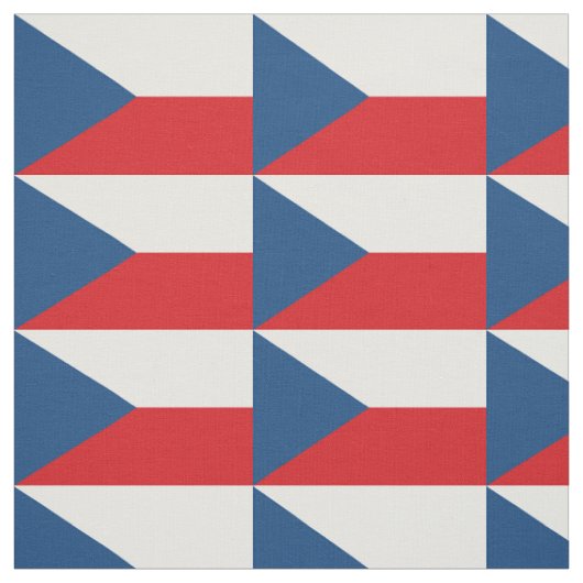 Tschechische Flagge Stoff (Muster)