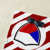 Tschechische Flagge Strandtuch (Beispiel)