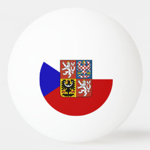 Tschechische Flagge Tischtennisball