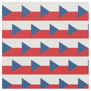 Tschechische Flagge & Trendy Fabric / Mode Stoff