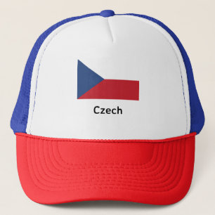 Tschechische Flagge Truckerkappe