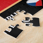 Tschechische Flagge & Tschechien Land / Tschechisc Puzzle (Seite)
