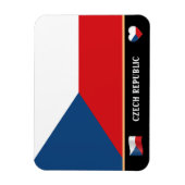 Tschechische Flagge & Tschechien - Staatsreise/Tsc Magnet (Vertikal)