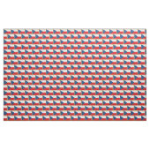 Tschechische Flagge & Tschechische Modefabrik / Sp Stoff (Fat Quarter (45,7 x 55,9 cm))