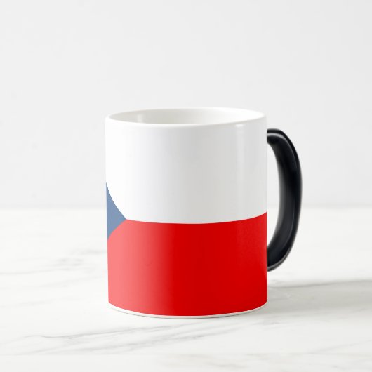 Tschechische Flagge Verwandlungstasse (VorderseiteRechts)