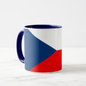 Tschechische Flaggenkombination Tasse (Vorderseite Links)