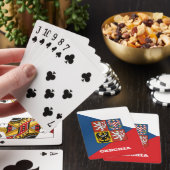 Tschechische Flaggenspiele, Tschechische Republik Spielkarten (In Situ)