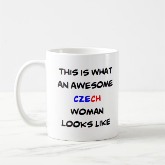 tschechische Frau, phantastisch Kaffeetasse (Links)