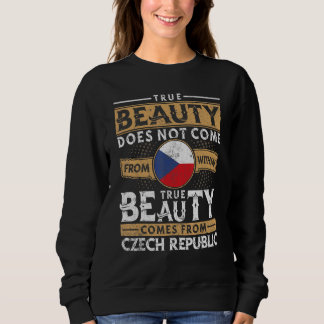Tschechische Frauen und Männer Sweatshirt