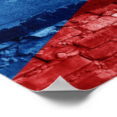 Tschechische Mauer Poster (Ecke)