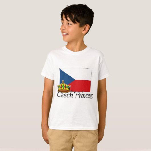 Tschechische Prinzessin T-Shirt (Vorne ganz)