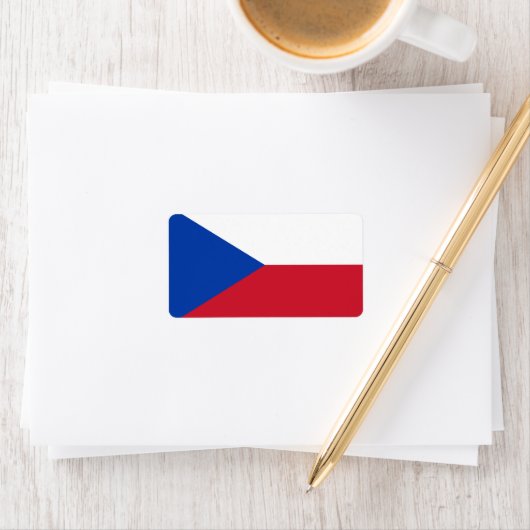 Tschechische Republik Adressaufkleber (Insitu)