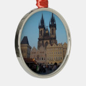Tschechische Republik-alter Rathausplatz Prags Ornament Aus Metall (Rechts)