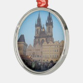 Tschechische Republik-alter Rathausplatz Prags Ornament Aus Metall (Links)