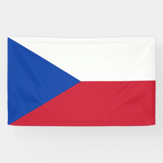 Tschechische Republik Banner (Horizontal)