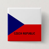 Tschechische Republik Button (Vorderseite)