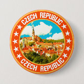 Tschechische Republik Button (Vorderseite)