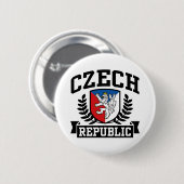 Tschechische Republik Button (Vorne & Hinten)